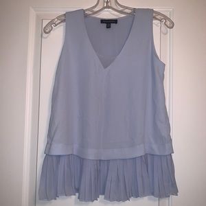 Banana Republic Petite Peplum Sleeveles Shirt PXXS